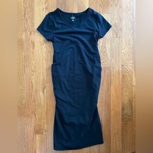 Black maternity dress